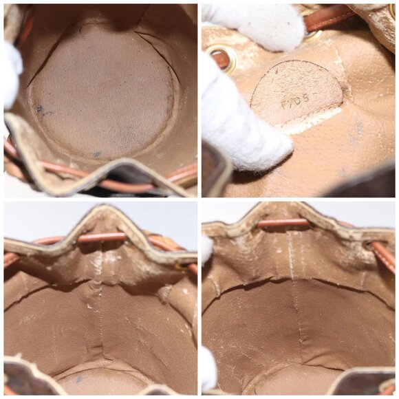 CELINE Macadam Canvas Shoulder Bag PVC Leather Brown Auth - Picture 15 of 16